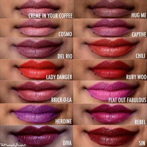 mac lipstick for dark skin.